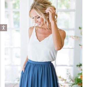 Revelry White Camisole